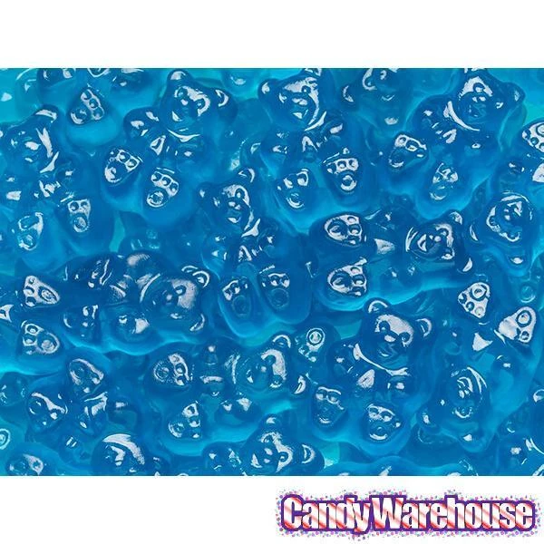Albanese Blue Raspberry Gummy Bears: 5LB Bag 4 Albanese Blue Raspberry Gummy Bears: 5LB Bag - Image 2