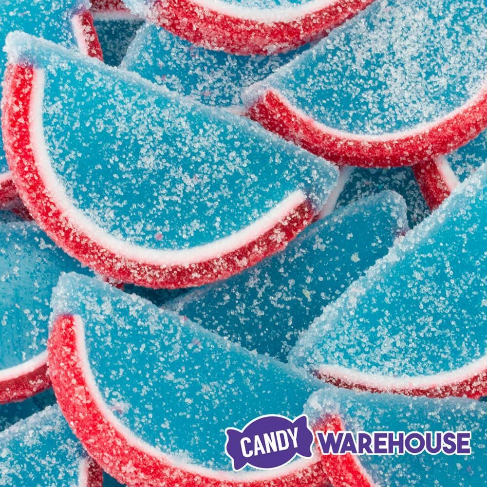 Albanese Candy Fruit Jell Slices - Blue Raspberry: 5LB Box 4 Albanese Candy Fruit Jell Slices - Blue Raspberry: 5LB Box - Image 2