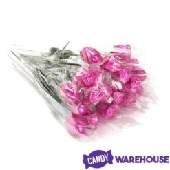 Albert's Foiled Milk Chocolate Roses - Hot Pink: 20-Piece Bouquet 8 Albert's Foiled Milk Chocolate Roses - Hot Pink: 20-Piece Bouquet -Candy Store albert s foiled milk chocolate roses hot pink 20 piece bouquet candy warehouse 3