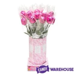Albert's Foiled Milk Chocolate Roses - Hot Pink: 20-Piece Bouquet 9 Albert's Foiled Milk Chocolate Roses - Hot Pink: 20-Piece Bouquet -Candy Store albert s foiled milk chocolate roses hot pink 20 piece bouquet candy warehouse 4