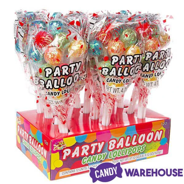 Albert's Party Balloons Lollipop Bouquets: 12-Piece Display 5 Albert's Party Balloons Lollipop Bouquets: 12-Piece Display - Image 3