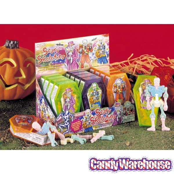 Albert's Scary Skeletons Interlocking Bones Candy Coffins: 12-Piece Display 5 Albert's Scary Skeletons Interlocking Bones Candy Coffins: 12-Piece Display - Image 3