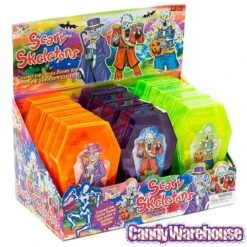 Albert's Scary Skeletons Interlocking Bones Candy Coffins: 12-Piece Display 9 Albert's Scary Skeletons Interlocking Bones Candy Coffins: 12-Piece Display -Candy Store albert s scary skeletons interlocking bones candy coffins 12 piece display candy warehouse 4