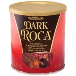 Almond Dark Roca Buttercrunch Toffee Candy: 10-Ounce Tin -Candy Store almond dark roca buttercrunch toffee candy 10 ounce tin candy warehouse 5