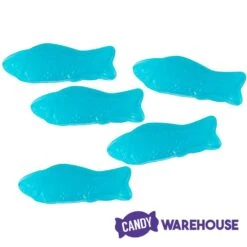 American Fish Chewy Candy - Blue: 16-Ounce Bag -Candy Store american fish chewy candy blue 16 ounce bag candy warehouse 2