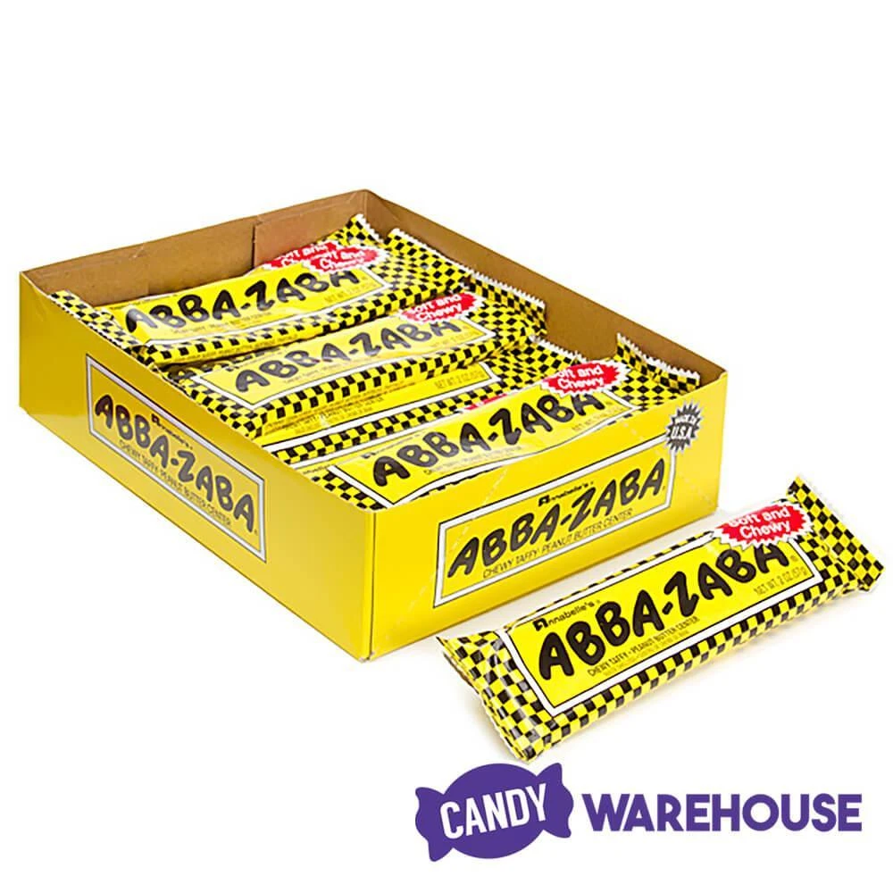 Annabelle's Abba-Zaba Candy Bars: 24-Piece Box 5 Annabelle's Abba-Zaba Candy Bars: 24-Piece Box - Image 3