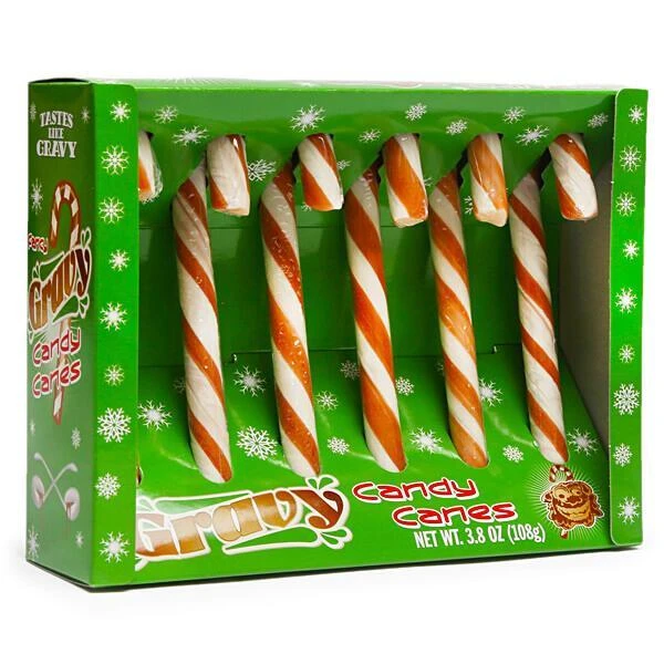 Archie McPhee Gravy Candy Canes: 6-Piece Box 3 Archie McPhee Gravy Candy Canes: 6-Piece Box