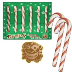 Archie McPhee Gravy Candy Canes: 6-Piece Box 7 Archie McPhee Gravy Candy Canes: 6-Piece Box -Candy Store archie mcphee gravy candy canes 6 piece box candy warehouse 3