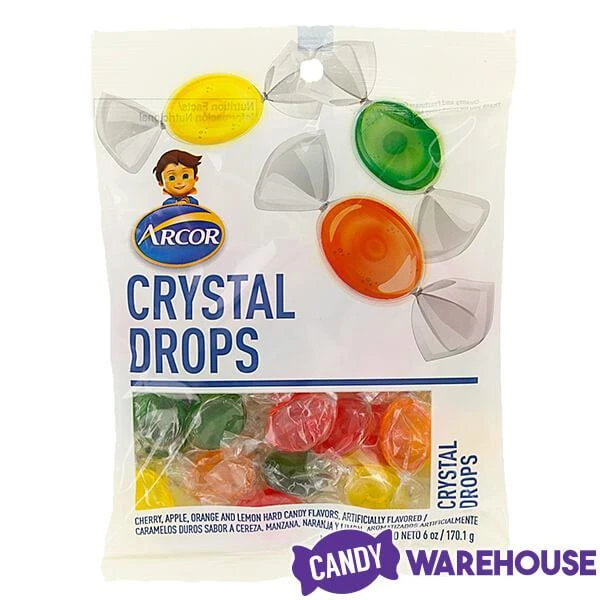 Arcor Crystal Fruit Drops Hard Candy: 6-Ounce Bag 4 Arcor Crystal Fruit Drops Hard Candy: 6-Ounce Bag - Image 2