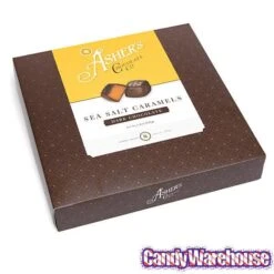 Asher's Dark Chocolate Sea Salt Caramels: 12-Piece Box -Candy Store asher s dark chocolate sea salt caramels 12 piece box candy warehouse 4 26a04cf8 e088 46a9 adf9 702b7ec3ab3f