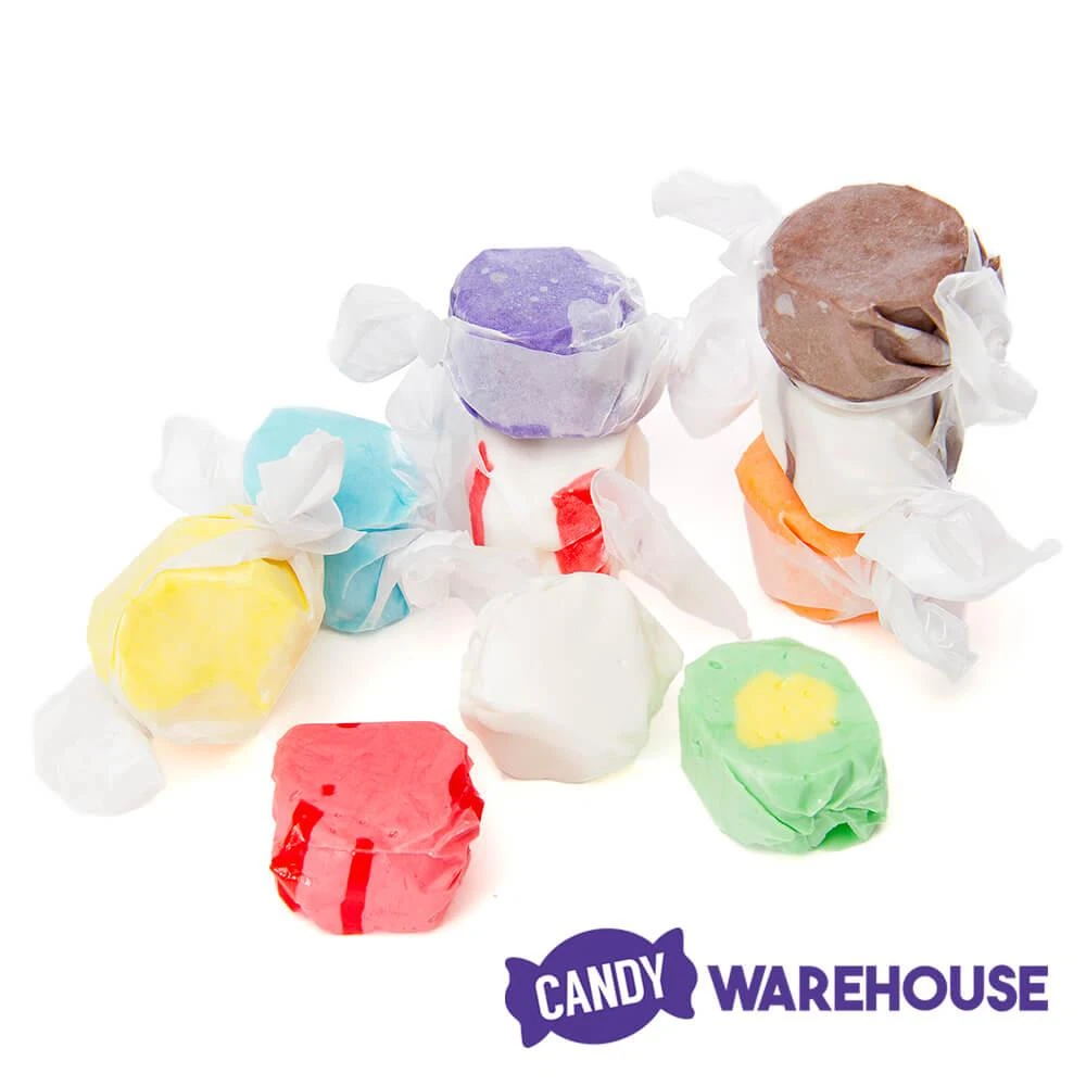 Assorted Salt Water Taffy Candy: 3LB Bag 6 Assorted Salt Water Taffy Candy: 3LB Bag - Image 4