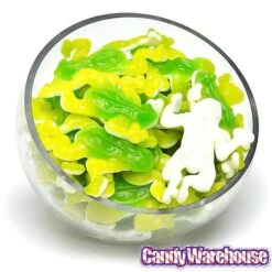 Big Green Gummy Frogs Candy: 5LB Bag -Candy Store big green gummy frogs candy 5lb bag candy warehouse 5