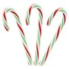 Bobs Sweet Stripes Red, White And Green Peppermint Candy Canes: 12-Piece Box -Candy Store bobs sweet stripes red white and green peppermint candy canes 12 piece box candy warehouse 1