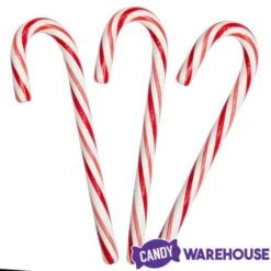 Bobs Sweet Stripes Traditional Red & White Peppermint Candy Canes: 96-Piece Pail -Candy Store bobs sweet stripes traditional red and white peppermint candy canes 96 piece pail candy warehouse 4