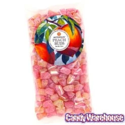 Butterfields Buds Hard Candy - Peach: 1LB Bag 7 Butterfields Buds Hard Candy - Peach: 1LB Bag -Candy Store butterfields buds hard candy peach 1lb bag candy warehouse 3