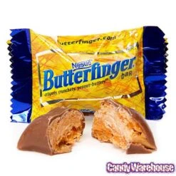 Butterfinger Mini Size Candy Bars: 5LB Bag -Candy Store butterfinger mini size candy bars 5lb bag candy warehouse 5