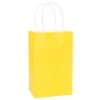 Candy Bags With Handles - Yellow: 12-Piece Pack -Candy Store candy bags with handles yellow 12 piece pack candy warehouse 1