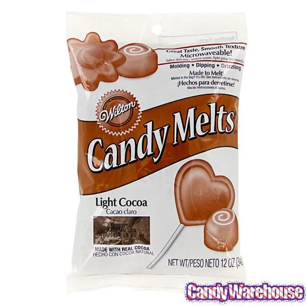 Wilton Candy Melts - Light Cocoa: 12-Ounce Bag 6 Wilton Candy Melts - Light Cocoa: 12-Ounce Bag - Image 4