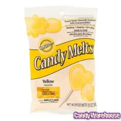 Wilton Candy Melts - Yellow: 12-Ounce Bag -Candy Store candy melts yellow 12 ounce bag candy warehouse 4