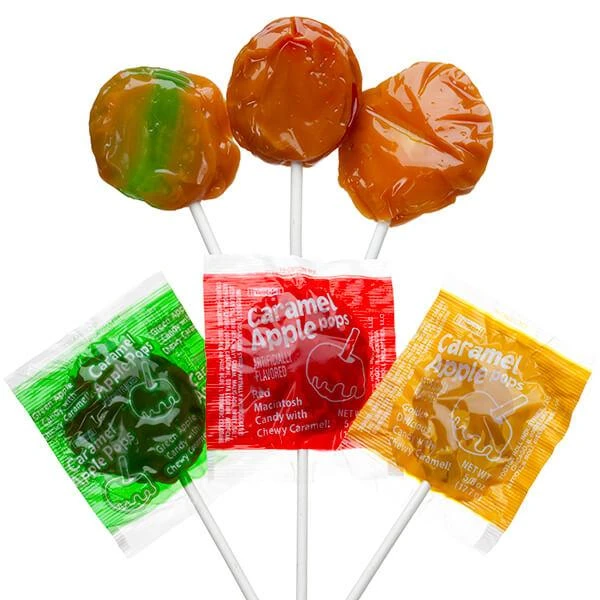 Caramel Apple Pops - Orchard Assortment: 24-Piece Bag 3 Caramel Apple Pops - Orchard Assortment: 24-Piece Bag