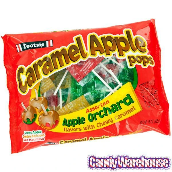 Caramel Apple Pops - Orchard Assortment: 24-Piece Bag 4 Caramel Apple Pops - Orchard Assortment: 24-Piece Bag - Image 2