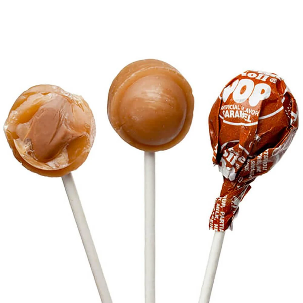 Caramel Tootsie Pops: 20-Piece Bag 3 Caramel Tootsie Pops: 20-Piece Bag