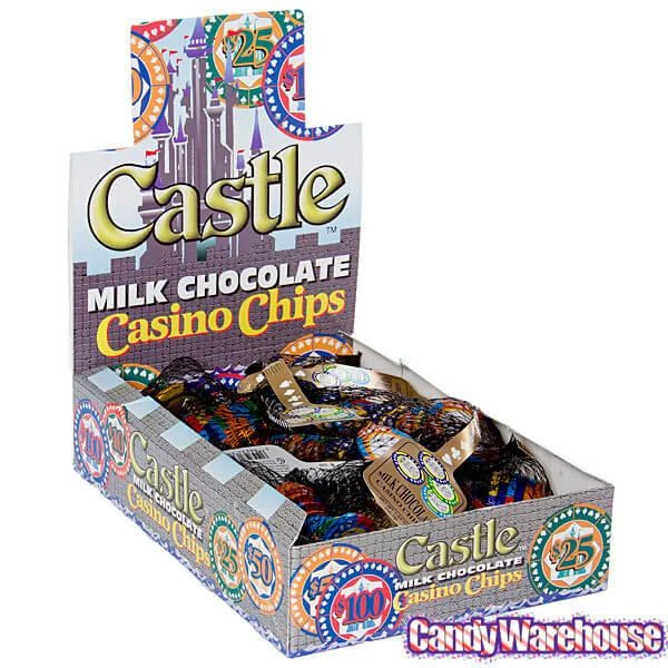 Castle Chocolate Casino Chips Mesh Bags: 18-Piece Box 4 Castle Chocolate Casino Chips Mesh Bags: 18-Piece Box - Image 2