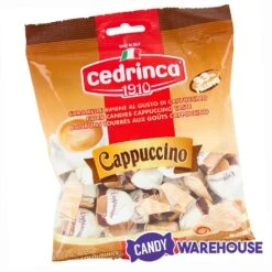 Cedrinca Cappuccino Hard Candy: 4.25-Ounce Bag -Candy Store cedrinca cappuccino hard candy 4 25 ounce bag candy warehouse 3