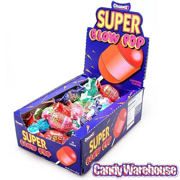 Charms Super Blow Pops Assortment: 48-Piece Box 4 Charms Super Blow Pops Assortment: 48-Piece Box - Image 2