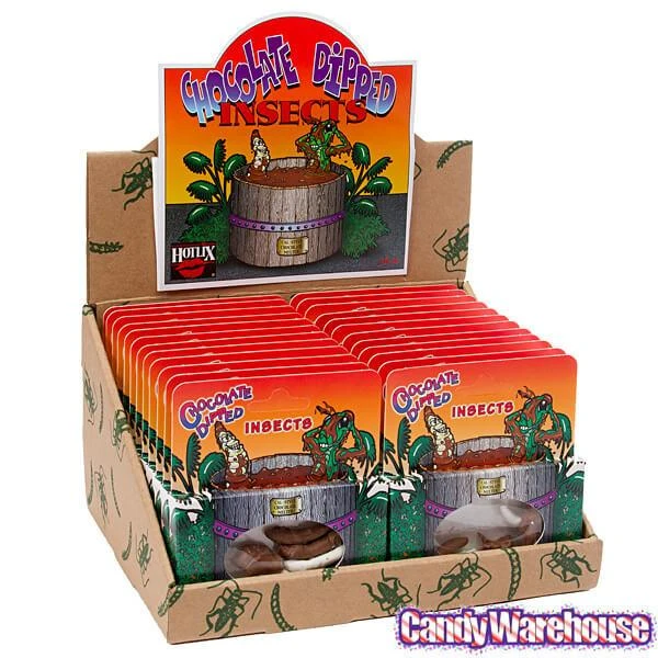 Chocolate Covered Insects Packs: 24-Piece Box 5 Chocolate Covered Insects Packs: 24-Piece Box - Image 3