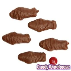 Chocolate Covered Red Gummy Fish: 5LB Bag -Candy Store chocolate covered red gummy fish 5lb bag candy warehouse 4