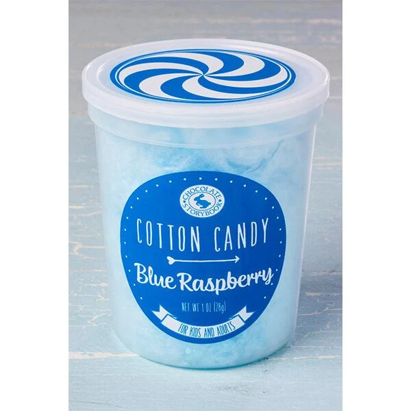 Chocolate Storybook Cotton Candy - Blue Raspberry: 1-Ounce Tub 5 Chocolate Storybook Cotton Candy - Blue Raspberry: 1-Ounce Tub - Image 3