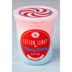 Chocolate Storybook Cotton Candy - Cherry Berry: 1-Ounce Tub -Candy Store chocolate storybook cotton candy cherry berry 1 ounce tub candy warehouse 3