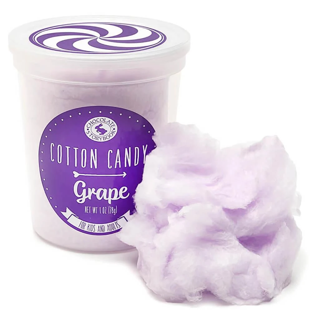 Chocolate Storybook Cotton Candy - Grape: 1-Ounce Tub 3 Chocolate Storybook Cotton Candy - Grape: 1-Ounce Tub