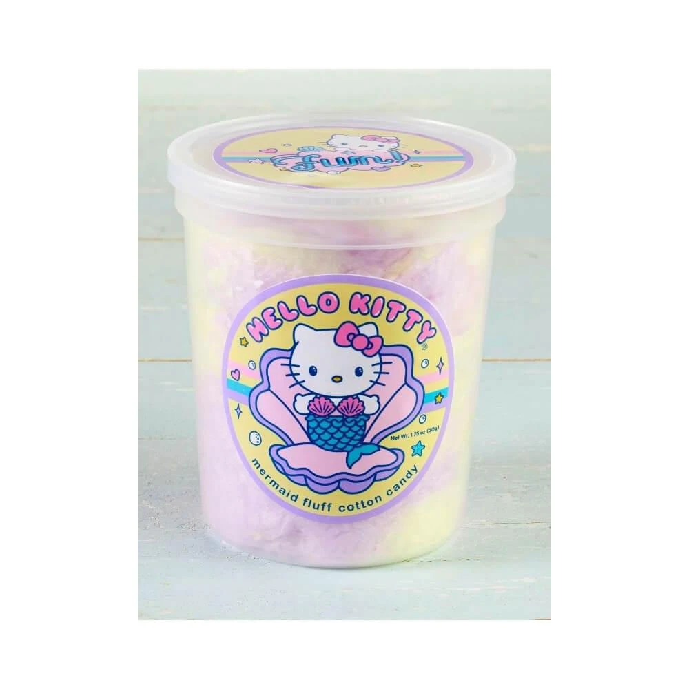 Chocolate Storybook Cotton Candy - Hello Kitty Mermaid Fluff: 1-Ounce Tub 3 Chocolate Storybook Cotton Candy - Hello Kitty Mermaid Fluff: 1-Ounce Tub