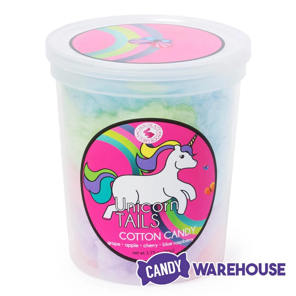 Chocolate Storybook Cotton Candy - Unicorn Tail: 1-Ounce Tub 4 Chocolate Storybook Cotton Candy - Unicorn Tail: 1-Ounce Tub - Image 2
