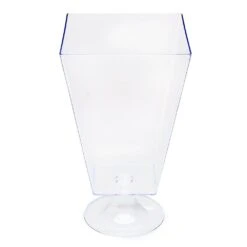 Clear Plastic Elevated Square Top Candy Container
