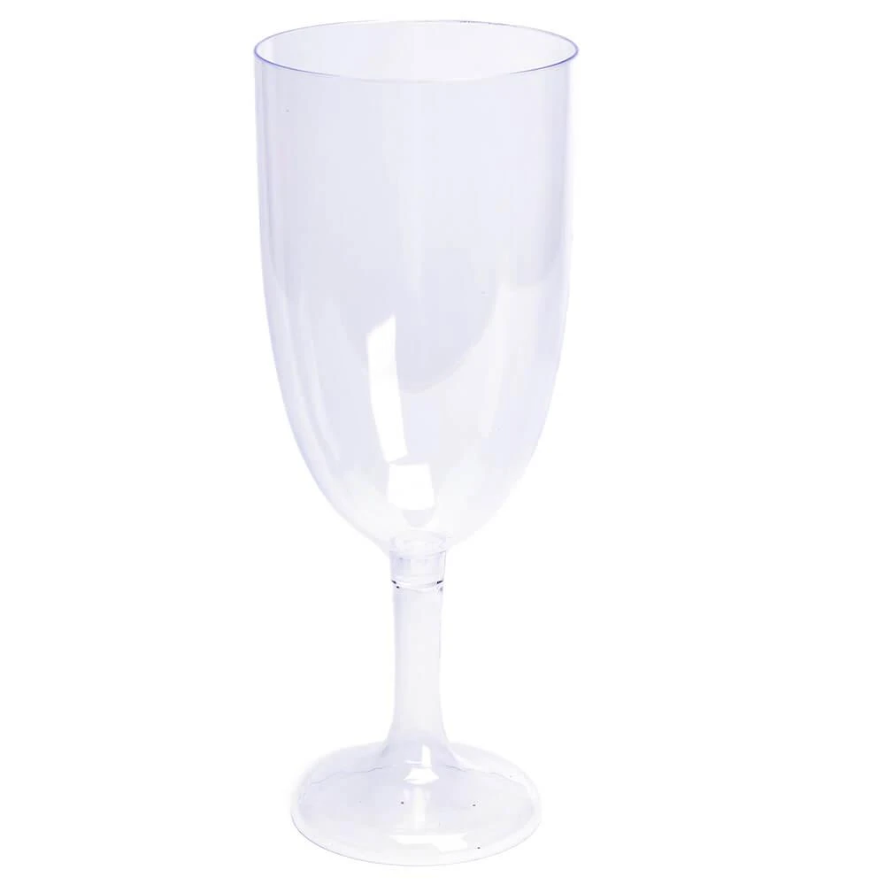 Clear Plastic Jumbo Champagne Glass 3 Clear Plastic Jumbo Champagne Glass