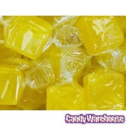 Cubes Hard Candy - Lemon: 3LB Bag -Candy Store cubes hard candy lemon 3lb bag candy warehouse 4