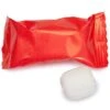 Custom Logo Red Wrapped Butter Mint Creams: 5000-Piece Minimum -Candy Store custom logo red wrapped butter mint creams 5000 piece minimum candy warehouse