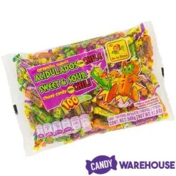 De La Rosa Acidulados Con Chile Chewy Candy: 100-Piece Bag -Candy Store de la rosa acidulados con chile chewy candy 100 piece bag candy warehouse 4
