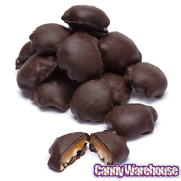 DeMet's Turtles Minis Caramel Nut Cluster Chocolates - Dark Almond: 5-Ounce Bag 6 DeMet's Turtles Minis Caramel Nut Cluster Chocolates - Dark Almond: 5-Ounce Bag - Image 4