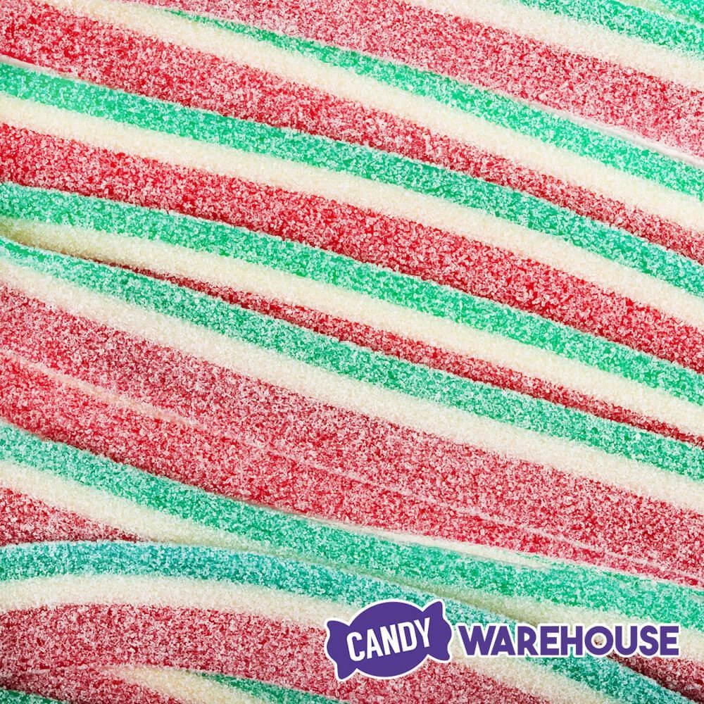 Dorval Sour Power Belts Candy - Watermelon: 150-Piece Tub 5 Dorval Sour Power Belts Candy - Watermelon: 150-Piece Tub - Image 3
