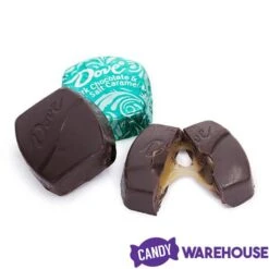 Dove Dark Chocolate Sea Salt Caramel Squares: 28-Piece Bag -Candy Store dove dark chocolate sea salt caramel squares 28 piece bag candy warehouse 4