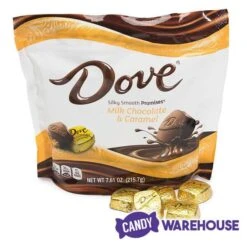 Dove Milk Chocolate Caramel Squares: 28-Piece Bag -Candy Store dove milk chocolate caramel squares 28 piece bag candy warehouse 5