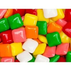Dubble Bubble Chiclets Chewing Gum Tabs - Assorted Colors: 1.5LB Jar