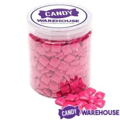 Dubble Bubble Chiclets Chewing Gum Tabs - Pink: 1.5LB Jar 12 Dubble Bubble Chiclets Chewing Gum Tabs - Pink: 1.5LB Jar -Candy Store dubble bubble chiclets chewing gum tabs pink 1 5lb jar candy warehouse 5