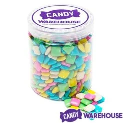 Dubble Bubble Chiclets Chewing Gum Tabs - Polar Mint: 1.5LB Jar -Candy Store dubble bubble chiclets chewing gum tabs polar mint 1 5lb jar candy warehouse 4