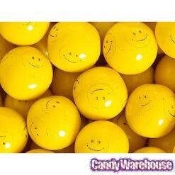 Dubble Bubble Smiley Face 1-Inch Gumballs: 850-Piece Case -Candy Store dubble bubble smiley face 1 inch gumballs 850 piece case candy warehouse 4