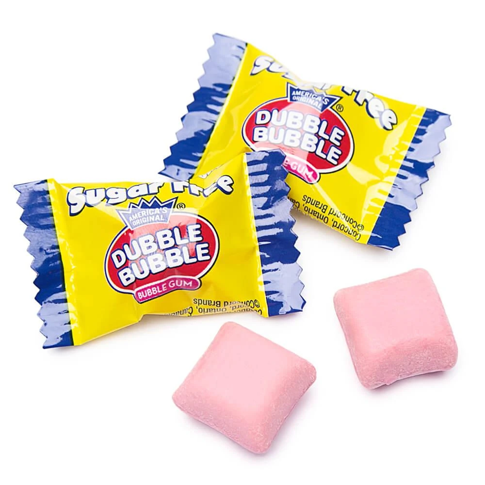 Dubble Bubble Sugar Free Gum Packets: 240-Piece Box 3 Dubble Bubble Sugar Free Gum Packets: 240-Piece Box